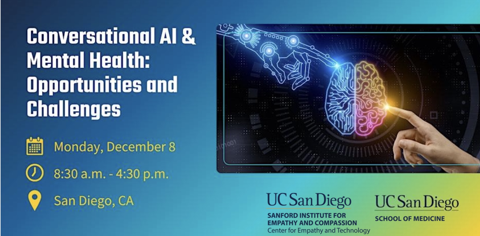 Conversational AI & Mental Health: Opportunities and Challenges Banner