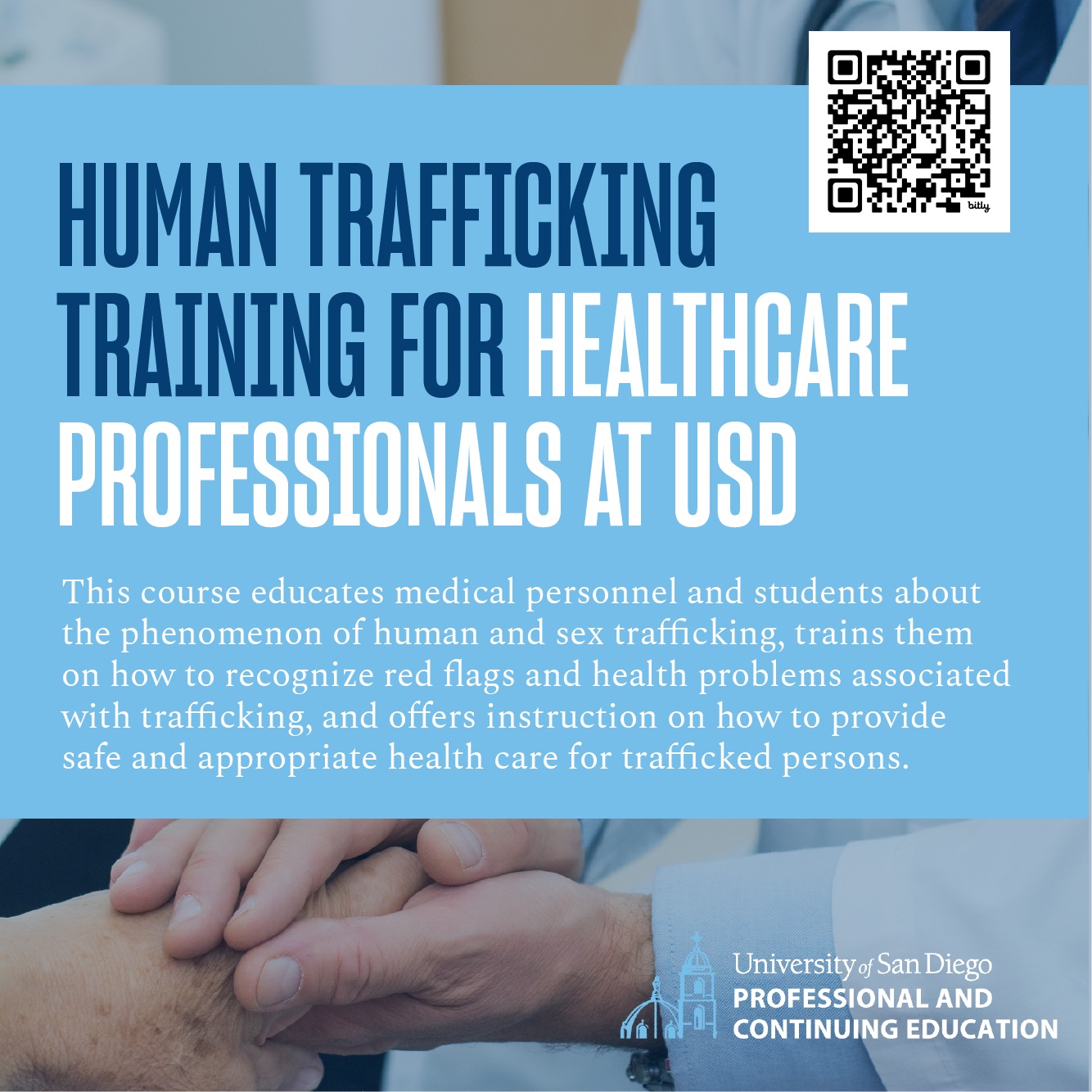 Human Trafficking for Healthcare Professionals Course Banner