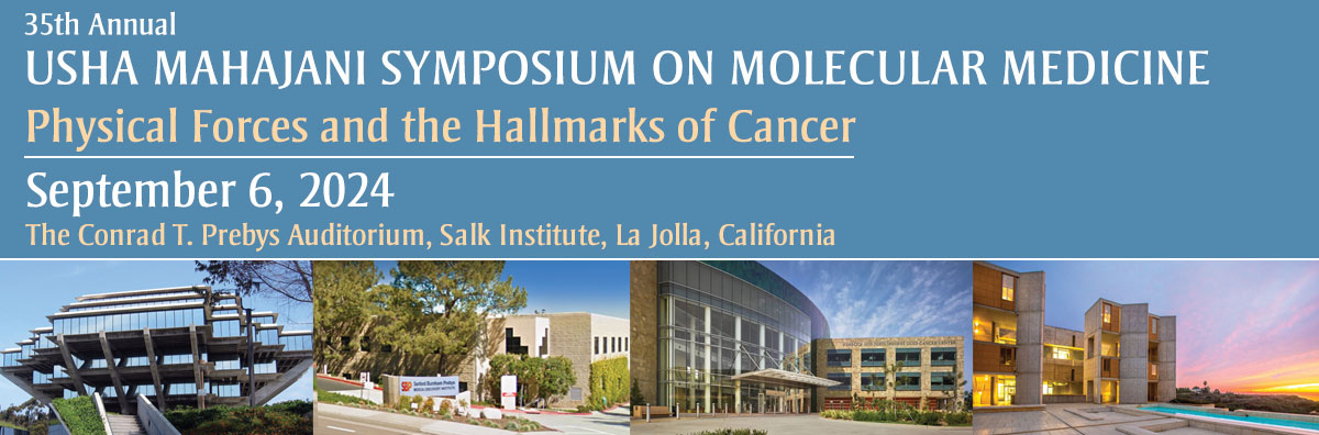 35th Annual Usha Mahajani Symposium: Physical Forces and the Hallmarks of Cancer Banner