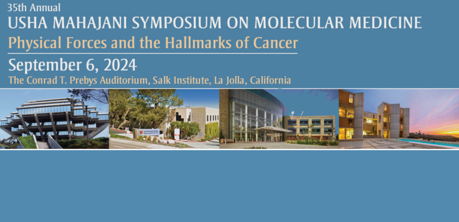 35th Annual Usha Mahajani Symposium: Physical Forces and the Hallmarks of Cancer Banner
